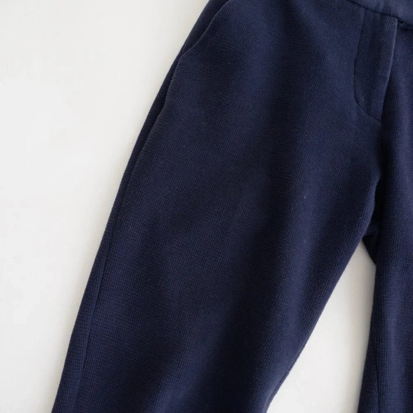 Tory Burch Navy Straight Leg Crop Pants Size 4 - Picture 10 of 16